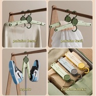 GANTUNGAN Travel Clothes Hanger - Folding Clothes Hanger, Travel Clothes Hanger, Portable Clothes Ha