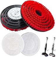 Brush for Shark Steam Mop S7000 S7001 S7020 S7005 S8021 S8001 Replacement Brush Head and Scrub Pad A