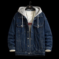 Men's Hoodie Jeans Jacket M-XXXL Jumbo Denim Jacket/ Distro Jeans Jacket/ Jumbo Distro Hoodie Jeans 