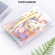 TONFASHION Organizer Wallet Credit Card Holder Portable 20 Bits Transparent