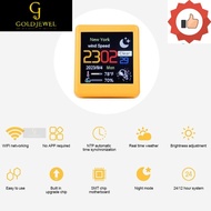 [MDJ]  Smart 4.5x4x3CM Clock, Lectronic Album with Full Screen Gif Animation Weather Forecast Statio