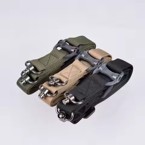 Adjustable MS4 Sling QD Mount Tactical Rifle Slings Nylon Gun Strap Metal Safety Straps HK416 Ruger 