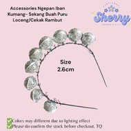 Accessories Ngepan Iban Kumang Sekang Buah Puru atau Cekak Rambut