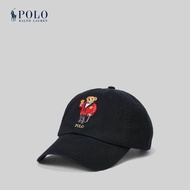 Polo Ralph Lauren หมวกผู้ชาย Lunar New Year Polo Bear Ball Cap รุ่น MAPOHGS0J421478 สีดำ