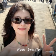 [Ready Stock] Your Beach Day Essential Retro Cat-Eye Polarized Shades, Amber Red-Brown Tint – Makes 
