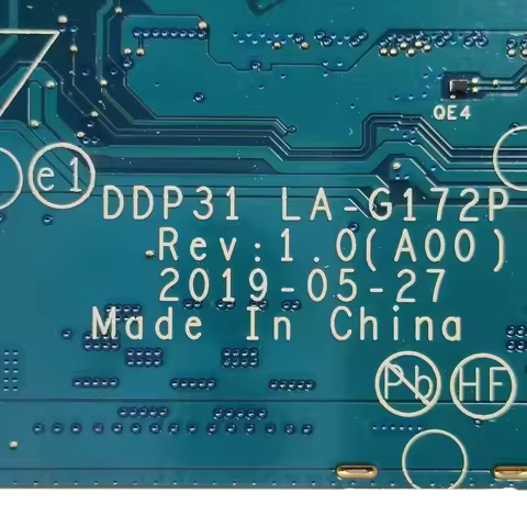 LA-G172P For DELL XPS 7390 2-IN-1 Laptop Motherboard i3/i5/i7 10th Gens 4/8/16/32GB RAM 256/512GB 1T