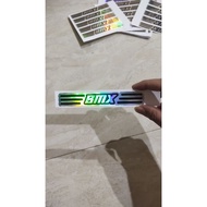 Cool Motif BMX Hologram Sticker