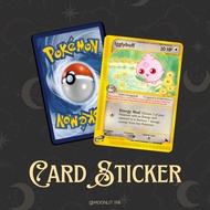 [Pokemon TCG Card Sticker - IGGLYBUFF] TnG Sticker / Access Card Sticker / Card Sticker
