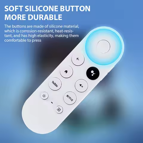Replacement Voice Remote Control Compatible with Google Chromecast 4K Snow Smart TV Streaming Stick 