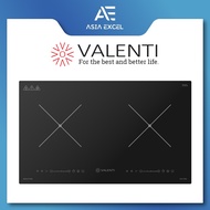 VALENTI VIC4702 75CM 2 ZONE SCHOTT GLASS BUILT IN INDUCTION HOB