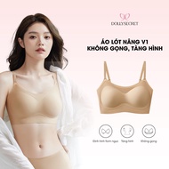 Women's Bra Rimless Horizontal CupDolly Secret Creates Breathable Breast Lift Form A61