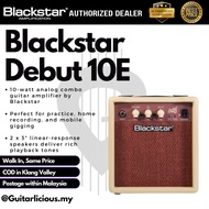BLACKSTAR Debut 10E - Guitar Combo Amplifier 10E 10-watt 2x3" Practice Amp Blackstar 10 ( Debut10E / Debut-10E )