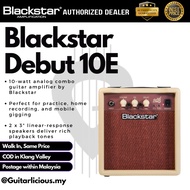 BLACKSTAR Debut 10E - Guitar Combo Amplifier 10E 10-watt 2x3" Practice Amp Blackstar 10 ( Debut10E /