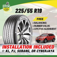 [Installation Provided] New Tyre 225/55R19 suitable for Proton X70 Premium tayar