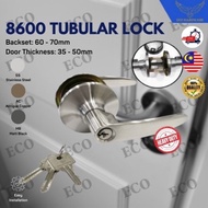 8600 Heavy Duty Tubular Level Cylindrical Cylinder Door Lock Set Tombol Pintu Bilik Rumah (SS/AC/MG)