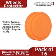 Travel Luggage Rubber Wheel Cover Protective Sleeve Accessories Silent Universal Wheel Silicone Ring