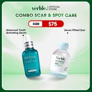 VERBLE Combo Scar & Spot Care Serum Pitted Scar Removal + Seyoul Advanced Youth Activating Serum SEY