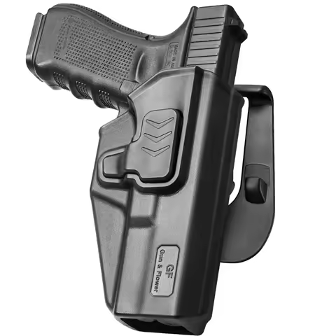 Glock 17 Holster Polymer OWB Fits G17/19/31/32(Gen1-5), G22/23 (Gen 1-4), G19x/44/45 Open Carry Hols