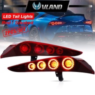 VLAND LED Tail Lights Turn Sig Sequential For 2020-2024 Toyota GR Supra A90/A91 w/Start-Up Animation