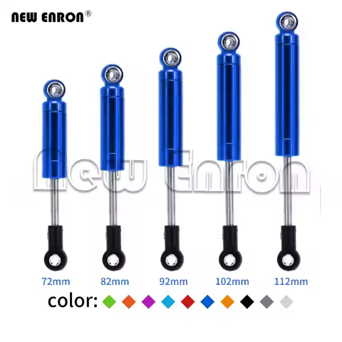 2Pc Alloy 102MM 112MM Built-in RC Damper Shock Absorber for 1/10 RC Trucks Crawlers TRX4 Redcat Tami