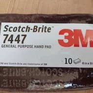 3m 7447 Scotch Brite, maroon 10pcs