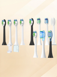 แปรงฟันไฟฟ้าแบบอเนกประสงค์ หัวแปรงฟันไฟฟ้า Philips HX6063 HX6857 HX6877 HX6871 HX6874 3541 ดูแลช่องป