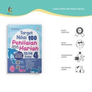 Educational Reading Book Target Score 100 Daily Assessment for Elementary/MI Class 4 - Shanty Indras