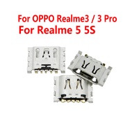 10ชิ้น/ล็อตสำหรับ OPPO Realme3 / 3 Pro ที่ชาร์จไมโคร USB,หัวปลั๊กเชื่อมต่อที่ชาร์จ Realme 5 5S พอร์ตชาร์จ