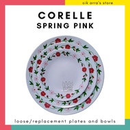 Corelle Spring Pink Loose Replacement Plate Bowl (Sold Individually) Pinggan Mangkuk