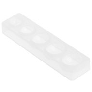 Wellb DIY Crystal Epoxy Mold Geometric Shape Pendant Necklace Resin Mirror Small Hemisphere Silicone