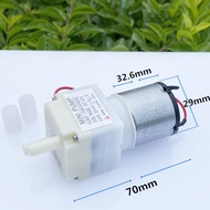 DC 6V 12V Micro 528 Carbon Brush Motor Small Electric Water Pump Large Flow Self-priming Water Pump 