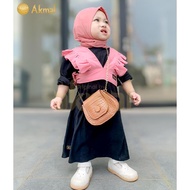 AKFAS - Baju Gamis Anak Outer Mahira Set Inner Outer Kode 2 OOTD Kekinian