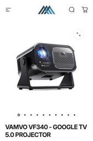 🔴元朗門市試機⭕順豐包郵✅美國品牌Vamvo VF340 Google TV5.0 原生官方認證的智慧型投影機,其最大賣點為原生內建 Google TV 5.0 系統,免外接電視棒即可流暢串流觀看各大