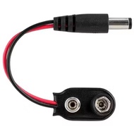 9V Battery Strap With Connector to DC Jack
