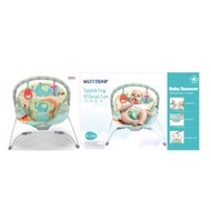 NEW Infant Baby Bouncer Toodlers Baby Rockers  Vibrations For Newborn Kerusi Buaian Bayi Kerusi Tidu