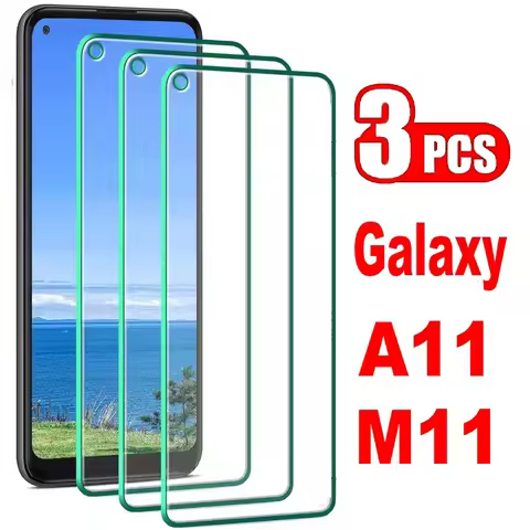 3Pcs Tempered Glass For Samsung Galaxy A11 M11 Screen Protector