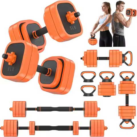 Adjustable Dumbbells Set 45 65 85 lbs Free Weight Set with Connector for Home Gym Workout 4in1 Dumbb