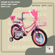 Sepeda Mini Anak 12/16/18 Mini Cewek 1202 Chamomile / Sepeda Anak