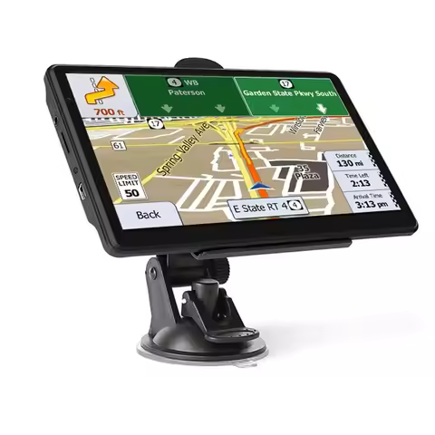 7-Inch Portable Car Navigation System with 256MB+8GB HD Satellite Navigation Map for the ,Canada and