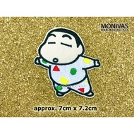 Crayon Shin Chan in Pyjamas Iron On Patch DIY Decorations