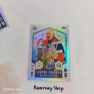Erling Haaland Topps UEFA Champions League Trophy Triumph Fast Delivery Rare