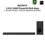 Sony HT-S400 2.1CH Soundbar X-Balanced Speaker POWERFUL Wireless Subwoofer and Bluetooth Technology HTS400 Sound Bar