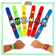 🌙✨⭐ Superhero Snap Snap Band Spiderman Ironman Birthday Party Goodie Bag Gift Filler Children Day Gi