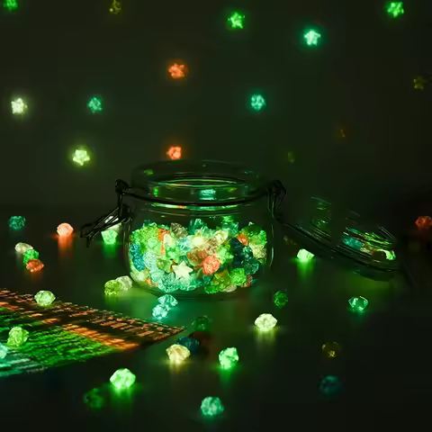 210 Sheets Luminous Origami Stars Paper Strips Lucky Star Decor Folding Paper Craft Paper DIY Arts C