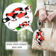 Lucky Koi Fish Card Holder | Retractable Pass Case, KARAKURIGOKORO, shipping from Japan