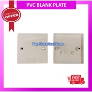 PVC BLANK COVER 3'' X 3'' SWITCH SOCKET BOX BLANKING COVER