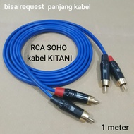 Audio Cable 1 meter jack RCA to RCA
