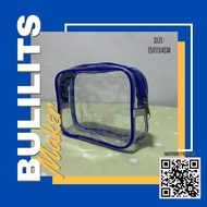 TRANSPARENT POUCH PVC POUCH TRAVEL ORGANIZER MEDICINE HYGENE KIT MAKEUP KIT COSMETIC POUCH