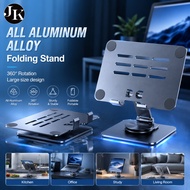 JK MALL L003 Universal Tablet Stand Sturdy 360-degree Rotating Tablet Holder With High Stability