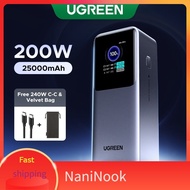 NaniNook  【3C Certification】UGREEN 200W Max 25000mAh 20000mAh Laptop Power Bank Super Fast Charging 